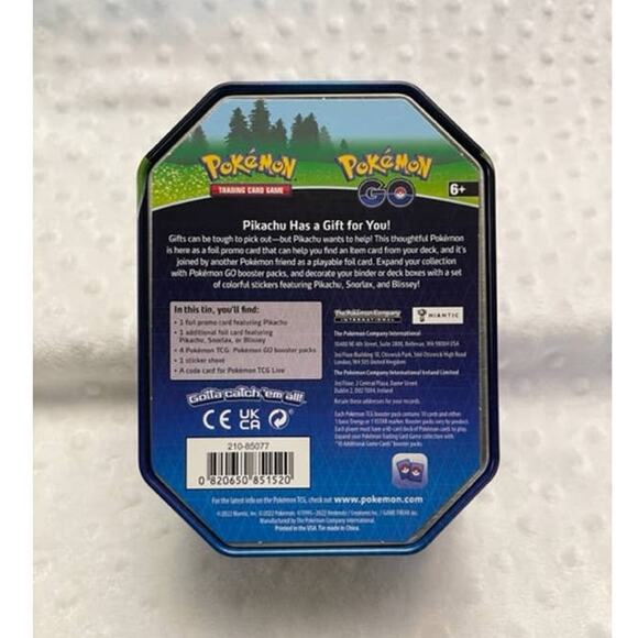 2022 Pokemon TCG 'Pokemon Go' EMPTY Collectors Tin- Blissey (No Cards) - Picture 2 of 8
